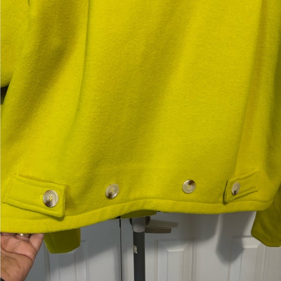 Locus and Wild Honey Green Apple Jacket with  Zipper - Picture 6 of 9